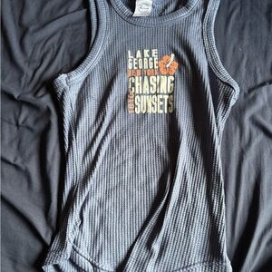 Blue Lake George Tank Top
